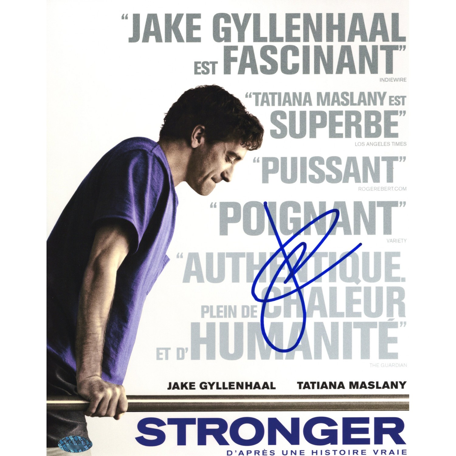 Jake Gyllenhaal ジェイク・ギレンホール 直筆サイン入り写真認証COA付